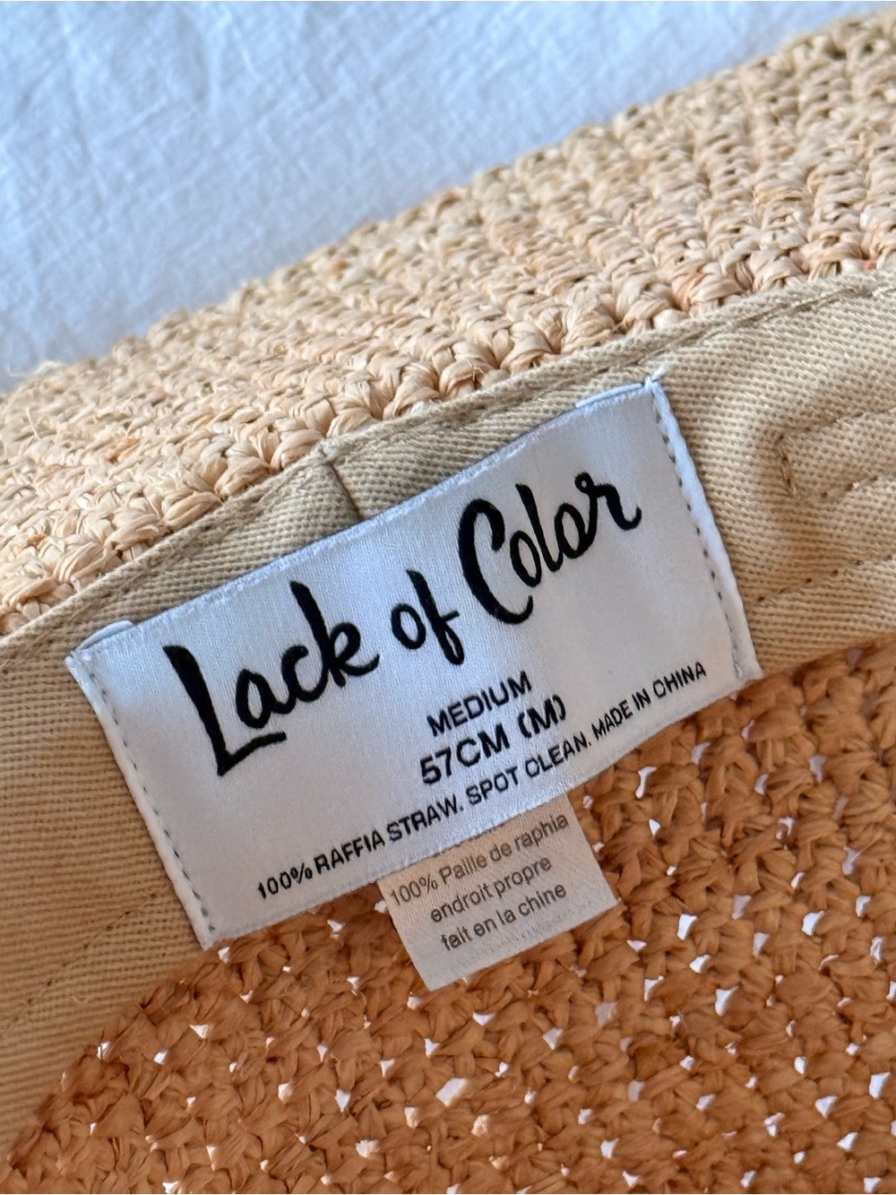 Lack of Color Woven Straw Cowboy Hat in Natural Tan - Picture 7 of 7